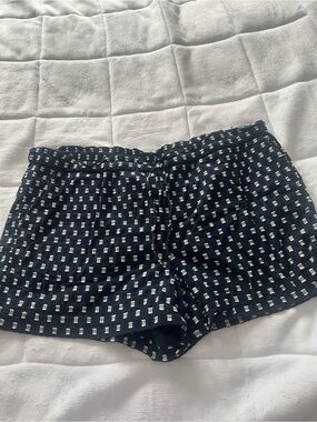 Loft Navy and White Patterned Women’s Shorts